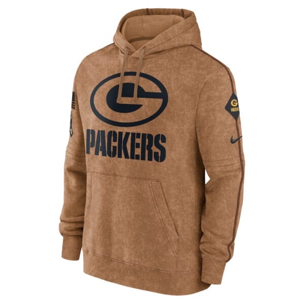 Green Bay Packers 2023 Salute To Service Club Pullover Hoodie AMCPHD000002 - Image 2