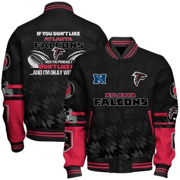 Atlanta Falcons National Football Conference Unisex Varsity Jacket AMCVJK000002