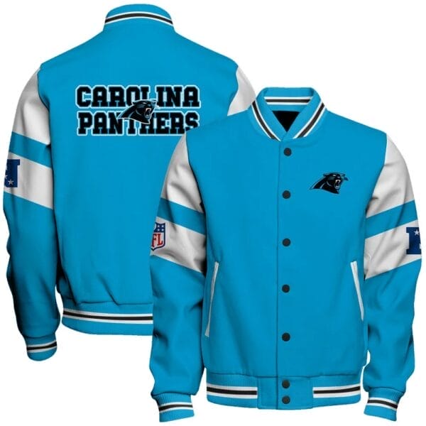 Carolina Panthers National Football Conference Unisex Varsity Jacket AMCVJK000003