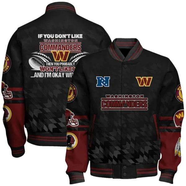Washington Commanders National Football Conference Unisex Varsity Jacket AMCVJK000033