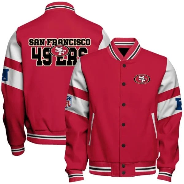 San Francisco 49ers National Football Conference Unisex Varsity Jacket AMCVJK000024
