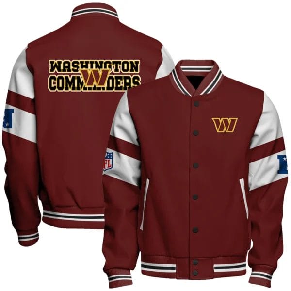 Washington Commanders National Football Conference Unisex Varsity Jacket AMCVJK000032