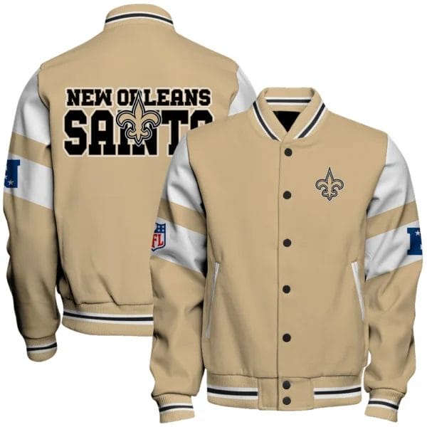 New Orleans Saints National Football Conference Unisex Varsity Jacket AMCVJK000016