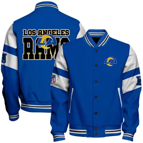 Los Angeles Rams National Football Conference Unisex Varsity Jacket AMCVJK000011