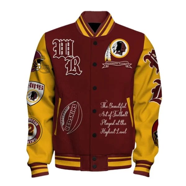 Washington Redskins National Football Conference Unisex Varsity Jacket AMCVJK000035 - Image 2