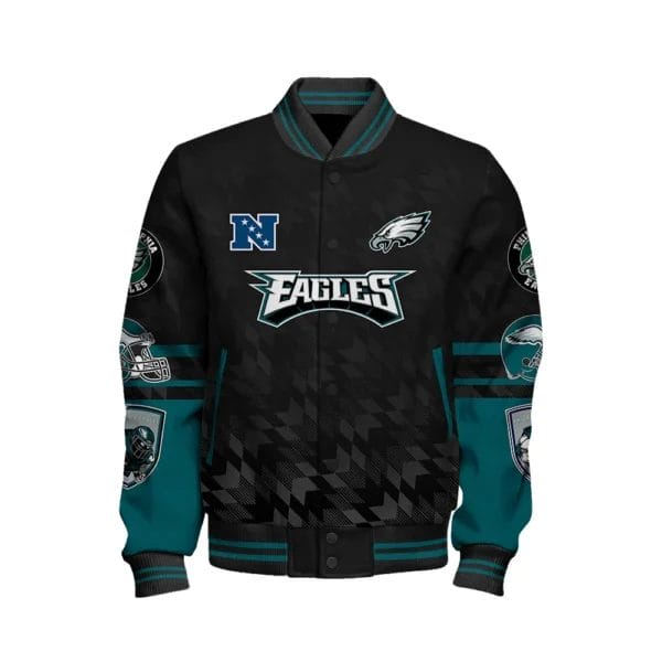 Philadelphia Eagles National Football Conference Unisex Varsity Jacket AMCVJK000022 - Image 2
