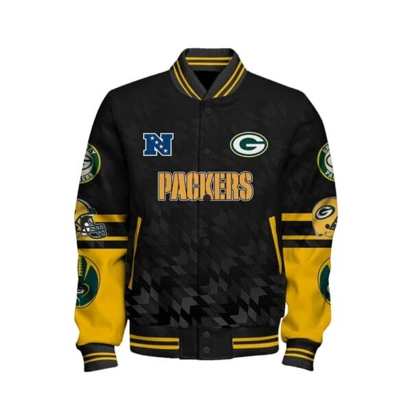 Green Bay Packers National Football Conference Unisex Varsity Jacket AMCVJK000009 - Image 2