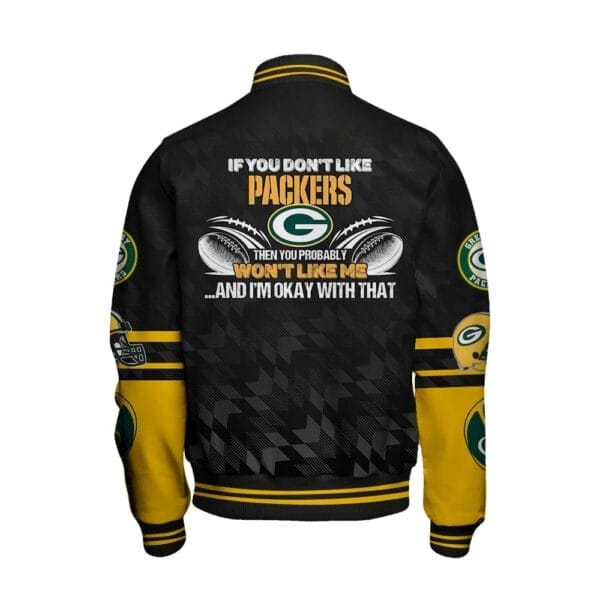 Green Bay Packers National Football Conference Unisex Varsity Jacket AMCVJK000009 - Image 3