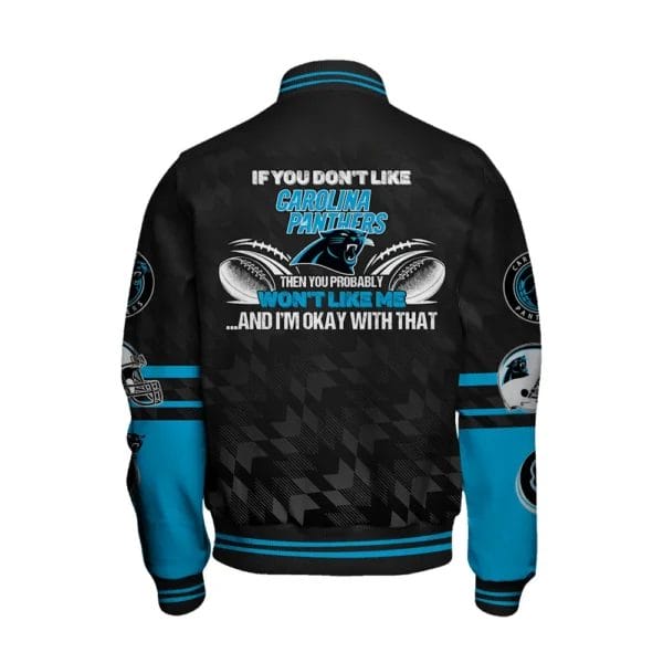 Carolina Panthers National Football Conference Unisex Varsity Jacket AMCVJK000004 - Image 3