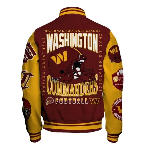 Washington Commanders National Football Conference Unisex Varsity Jacket AMCVJK000034 - Image 3