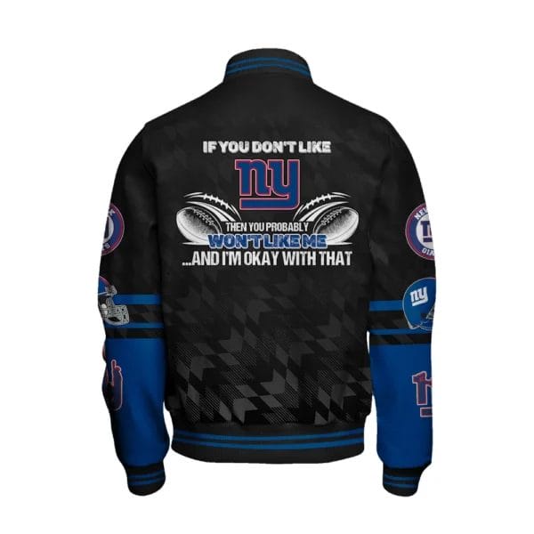 New York Giants National Football Conference Unisex Varsity Jacket AMCVJK000019 - Image 3
