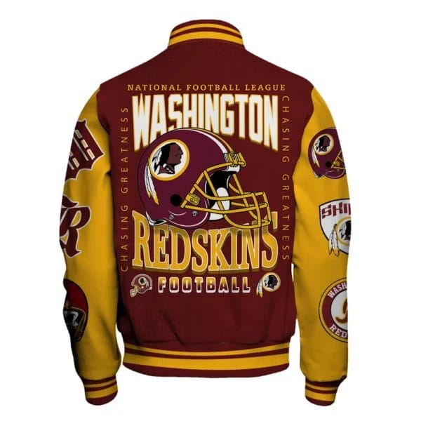 Washington Redskins National Football Conference Unisex Varsity Jacket AMCVJK000035 - Image 3