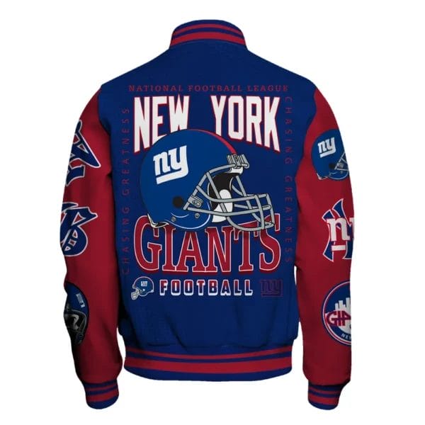 New York Giants National Football Conference Unisex Varsity Jacket AMCVJK000020 - Image 3