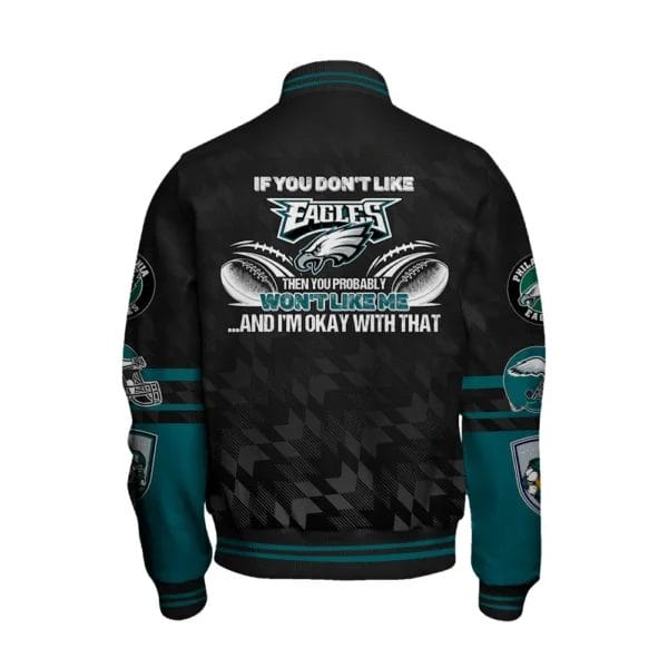 Philadelphia Eagles National Football Conference Unisex Varsity Jacket AMCVJK000022 - Image 3