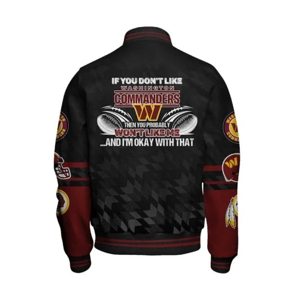 Washington Commanders National Football Conference Unisex Varsity Jacket AMCVJK000033 - Image 3