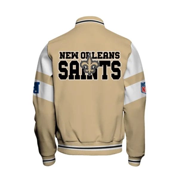 New Orleans Saints National Football Conference Unisex Varsity Jacket AMCVJK000016 - Image 3