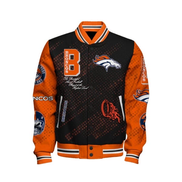 Denver Broncos National Football Conference Unisex Varsity Jacket AMCVJK000056 - Image 2