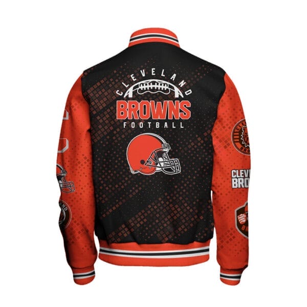 Cleveland Browns National Football Conference Unisex Varsity Jacket AMCVJK000062 - Image 3