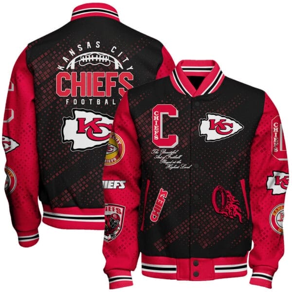 Kansas City Chiefs National Football Conference Unisex Varsity Jacket AMCVJK000059