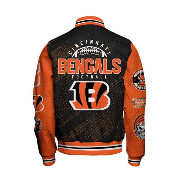 Cincinnati Bengals National Football Conference Unisex Varsity Jacket AMCVJK000061 - Image 3