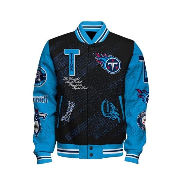Tennessee Titans National Football Conference Unisex Varsity Jacket AMCVJK000069 - Image 2