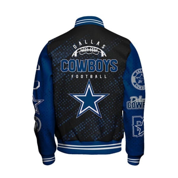 Dallas Cowboys National Football Conference Unisex Varsity Jacket AMCVJK000065 - Image 3