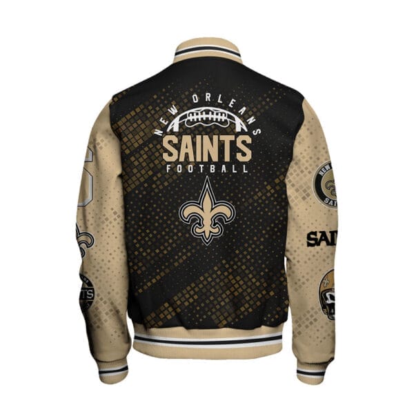 New Orleans Saints National Football Conference Unisex Varsity Jacket AMCVJK000067 - Image 3