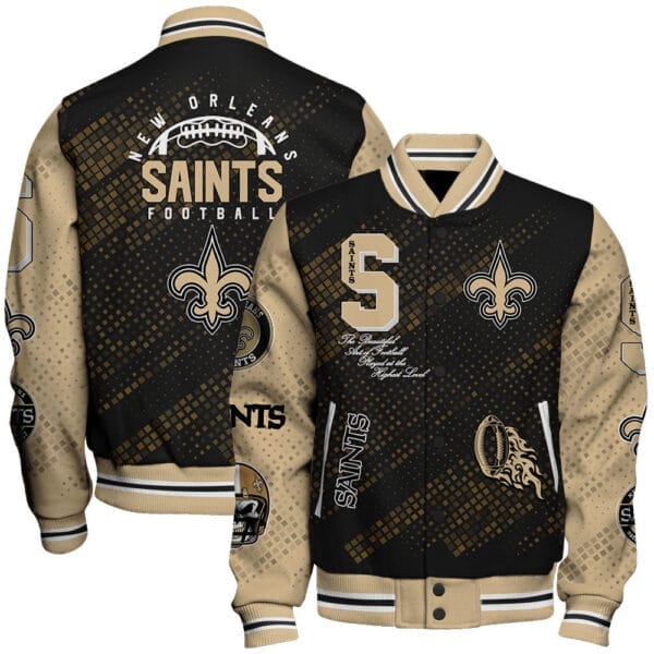 New Orleans Saints National Football Conference Unisex Varsity Jacket AMCVJK000067