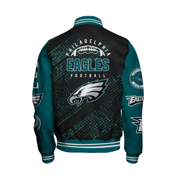 Philadelphia Eagles National Football Conference Unisex Varsity Jacket AMCVJK000064 - Image 3