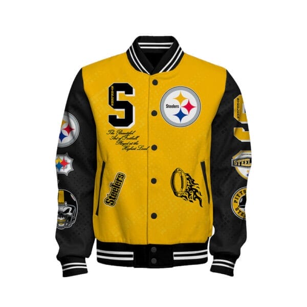 Pittsburgh Steelers National Football Conference Unisex Varsity Jacket AMCVJK000081 - Image 2