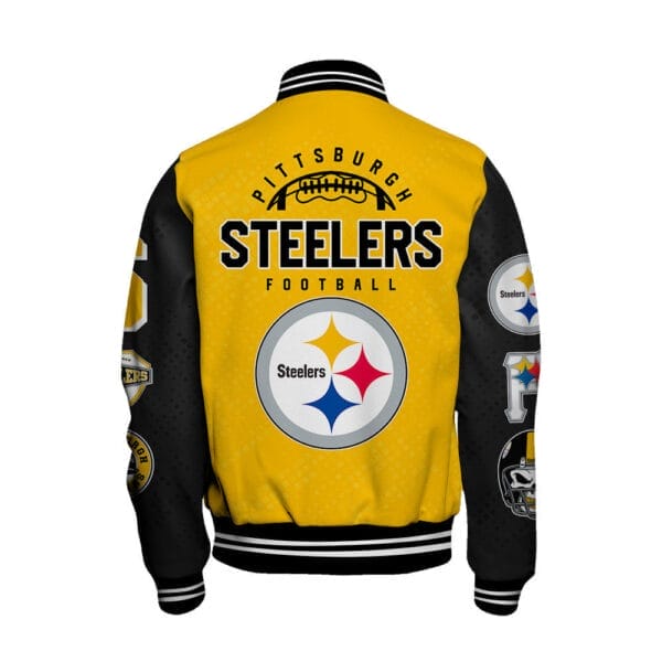 Pittsburgh Steelers National Football Conference Unisex Varsity Jacket AMCVJK000081 - Image 3