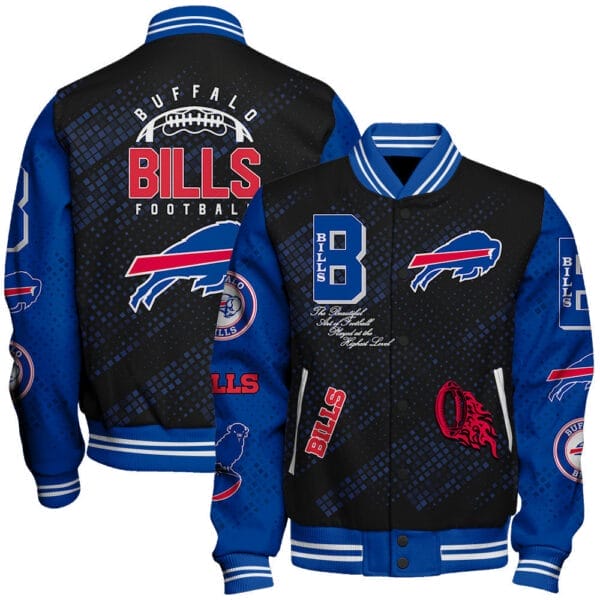 Buffalo Bills National Football Conference Unisex Varsity Jacket AMCVJK000077