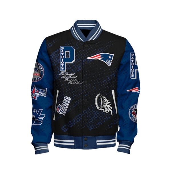 New England Patriots National Football Conference Unisex Varsity Jacket AMCVJK000079 - Image 2