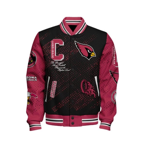 Arizona Cardinals National Football Conference Unisex Varsity Jacket AMCVJK000084 - Image 2