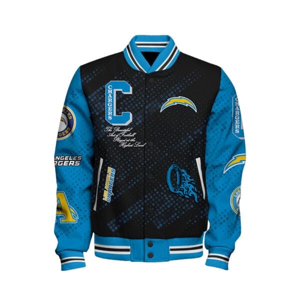 Los Angeles Chargers National Football Conference Unisex Varsity Jacket AMCVJK000072 - Image 2