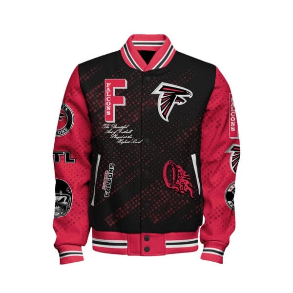 Atlanta Falcons National Football Conference Unisex Varsity Jacket AMCVJK000074 - Image 2