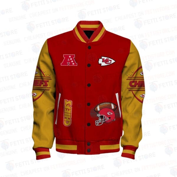Kansas City Chiefs National Football Conference Unisex Varsity Jacket AMCVJK000083 - Image 2