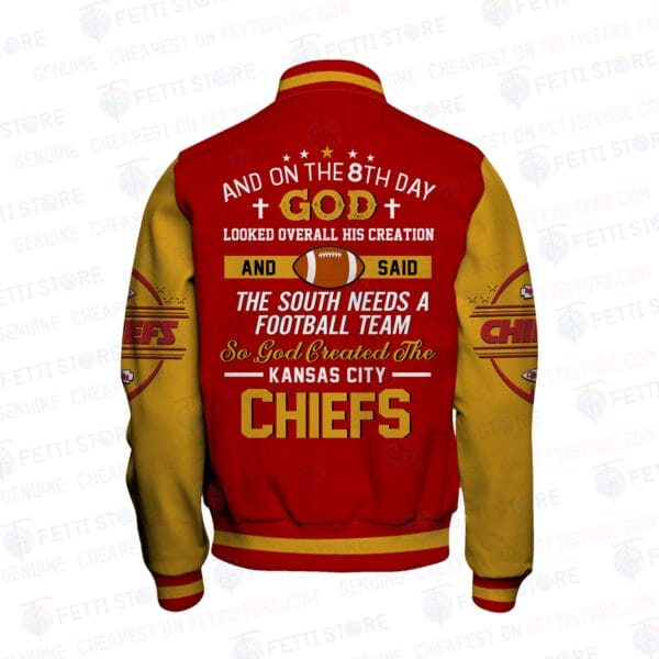 Kansas City Chiefs National Football Conference Unisex Varsity Jacket AMCVJK000083 - Image 3