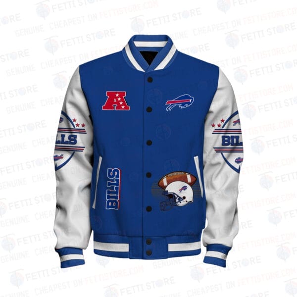 Buffalo Bills National Football Conference Unisex Varsity Jacket AMCVJK000089 - Image 2