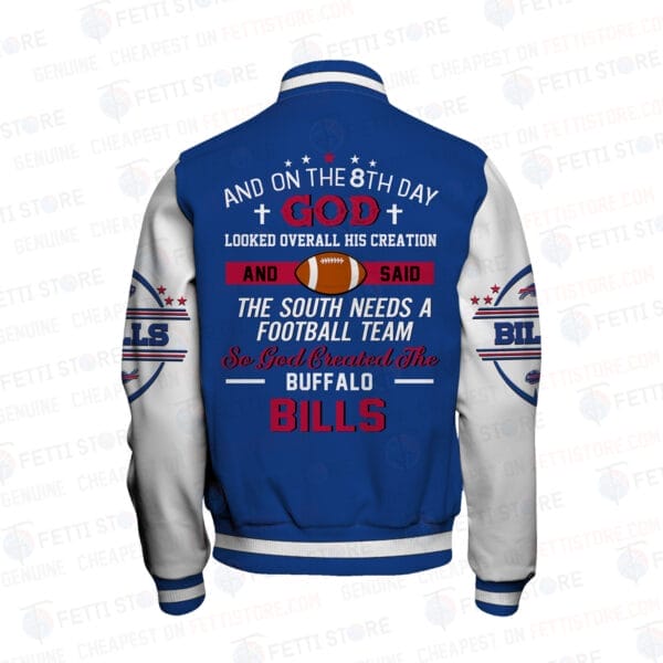 Buffalo Bills National Football Conference Unisex Varsity Jacket AMCVJK000089 - Image 3