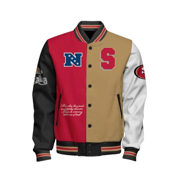 San Francisco 49ers National Football Conference Unisex Varsity Jacket AMCVJK000090 - Image 2