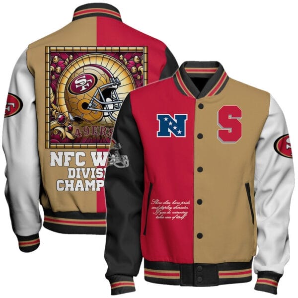 San Francisco 49ers National Football Conference Unisex Varsity Jacket AMCVJK000090