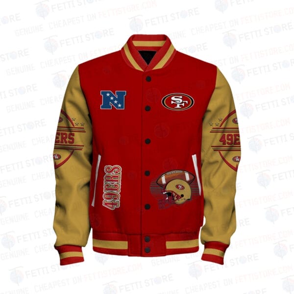 San Francisco 49ers National Football Conference Unisex Varsity Jacket AMCVJK000093 - Image 2