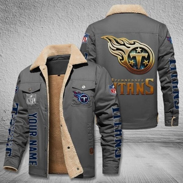 Tennessee Titans New Personalized Winter Fleece Bomber Jacket AMCWFBJ000034 - Image 3