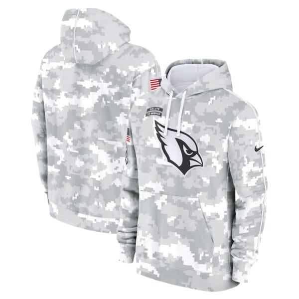 Arizona Cardinals Arctic Camo 2024 Salute To Service Club Pullover Hoodie AMCPHD000056