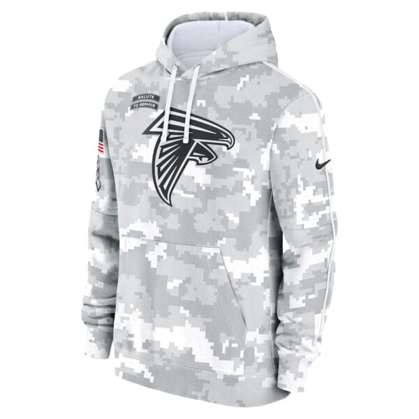 Atlanta Falcons Arctic Camo 2024 Salute To Service Club Pullover Hoodie AMCPHD000047 - Image 2