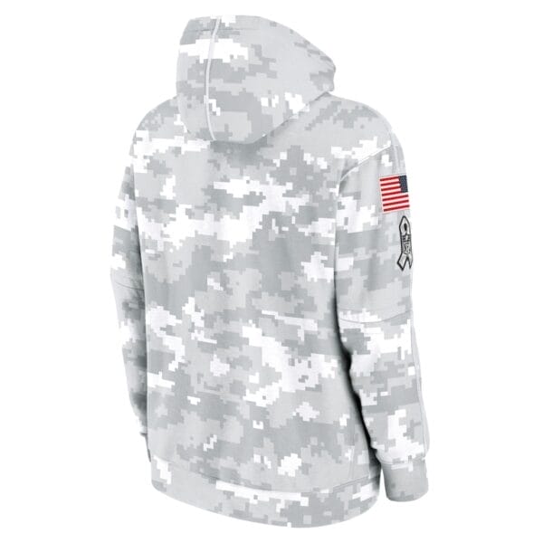 Seattle Seahawks Arctic Camo 2024 Salute To Service Club Pullover Hoodie AMCPHD000040 - Image 3