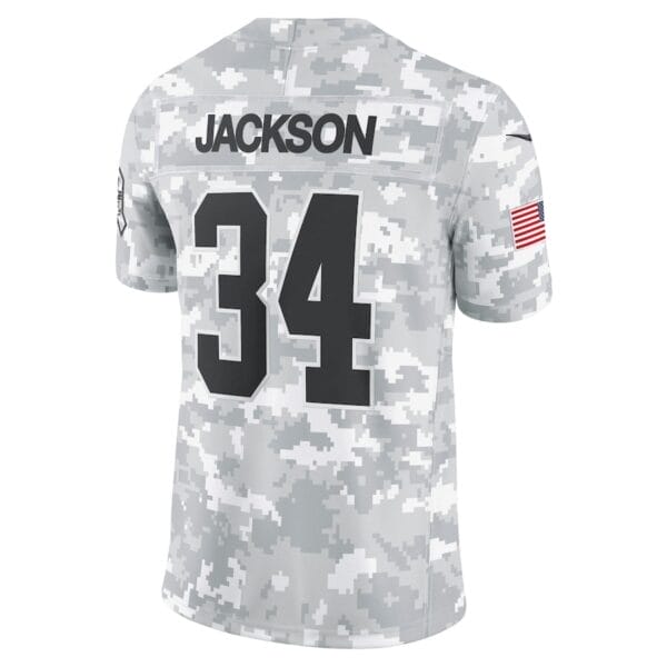Las Vegas Raiders Arctic Camo 2024 Salute to Service Limited Football Jersey AMCVFJ00118 - Image 3