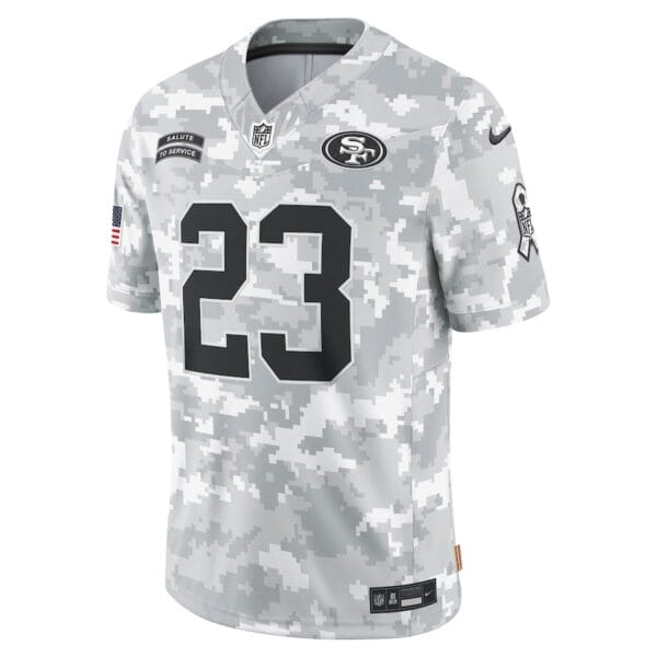 San Francisco 49ers Arctic Camo 2024 Salute to Service Limited Football Jersey AMCVFJ00131 - Image 2