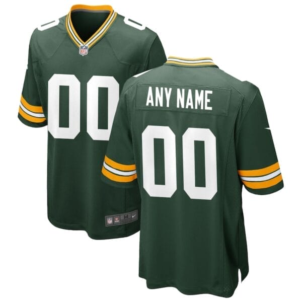 Green Bay Packers Personalized V-neck Football Jersey Sport Gifts For Fan AMCVFJ00033